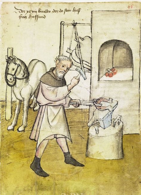 Welding in medieval times